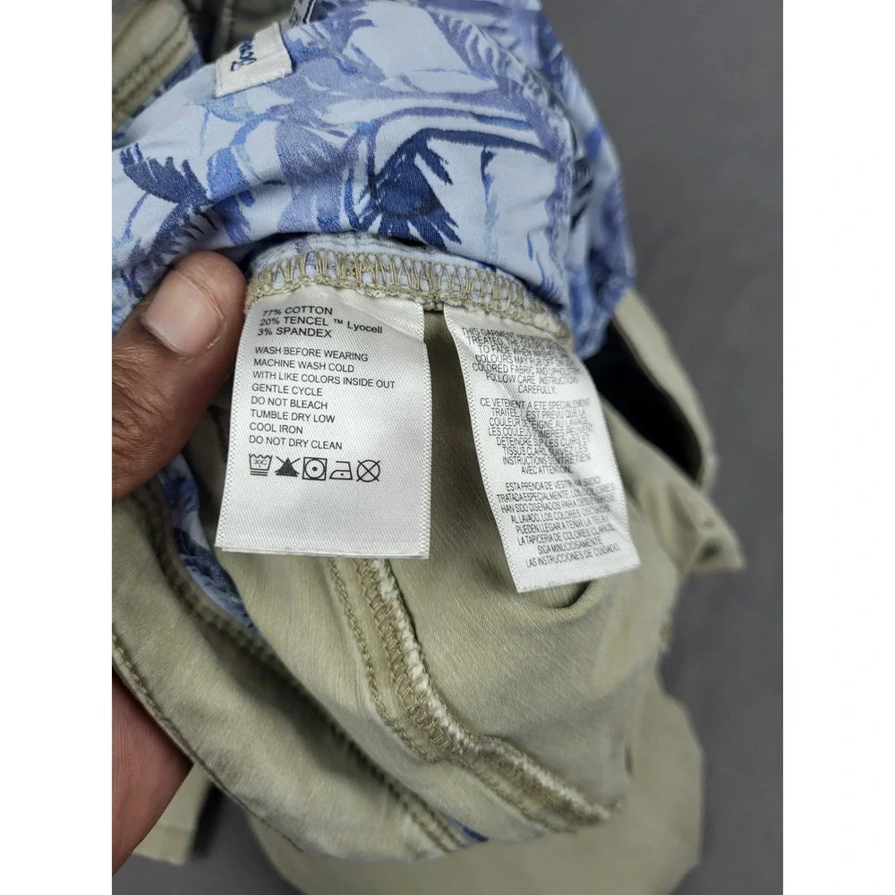 Tommy Bahama Pants‎ Mens 34 26 Brown Lightweight Outdoor Stretch Soft Trousers